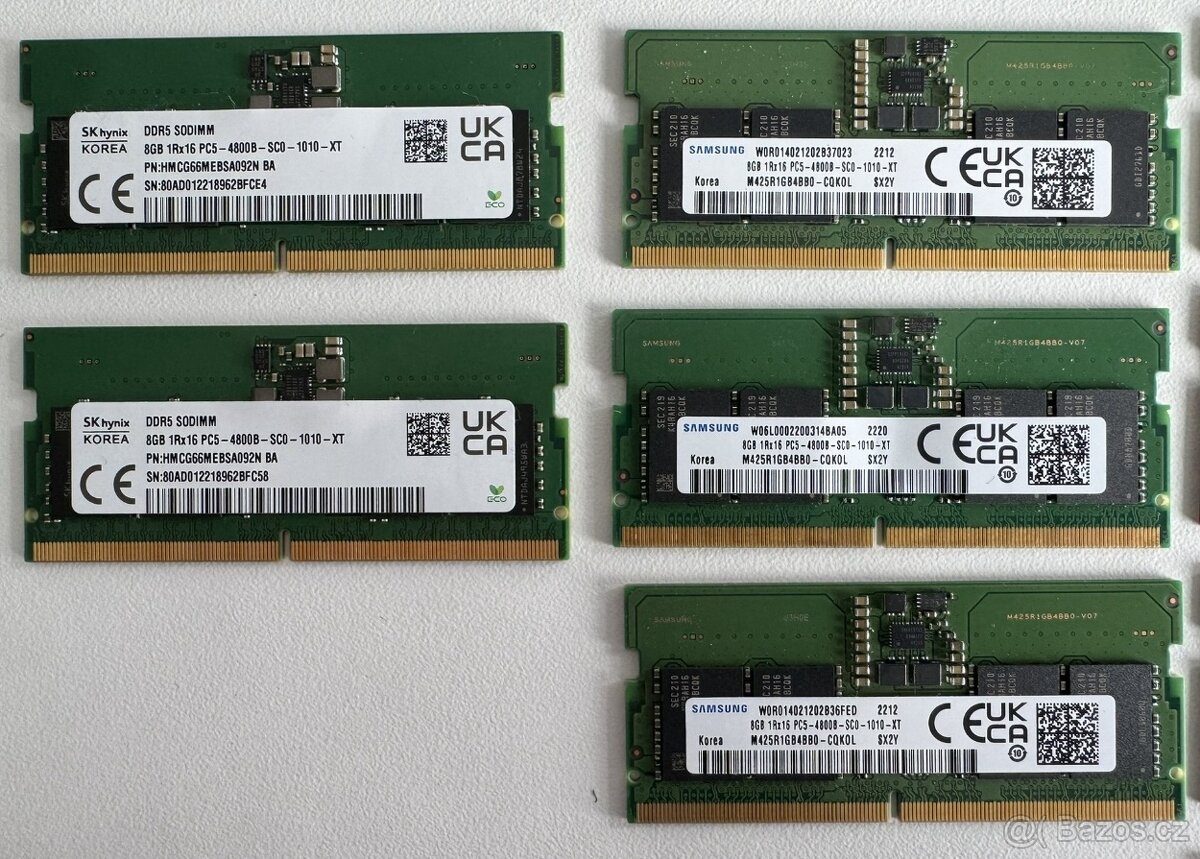 Paměti do notebooku DDR5 - 5