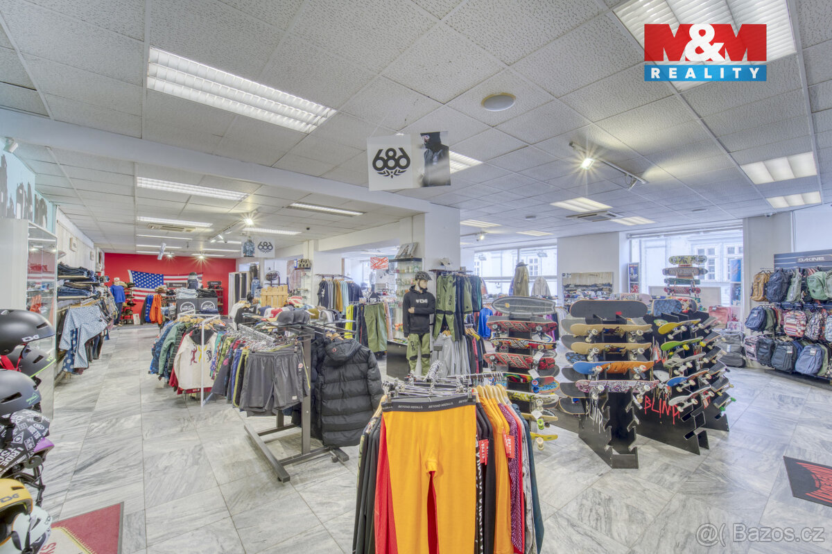 Pronájem obchod a služby, 598 m², Plzeň, roh nám. Republiky - 5