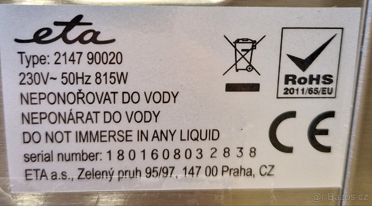 Domaci pekarna ETA Duplica Vital plus - 5