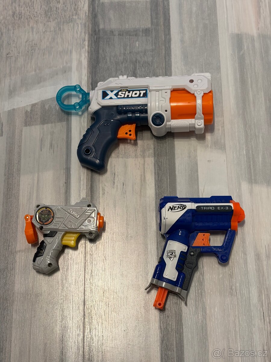 pistole NERF + příslušenství - 5