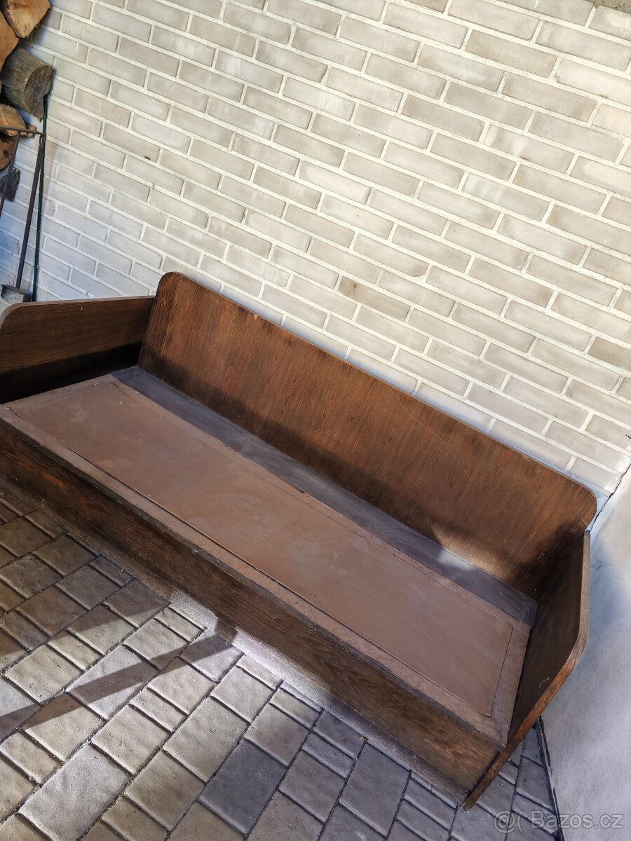 Červený retro gauč - 5