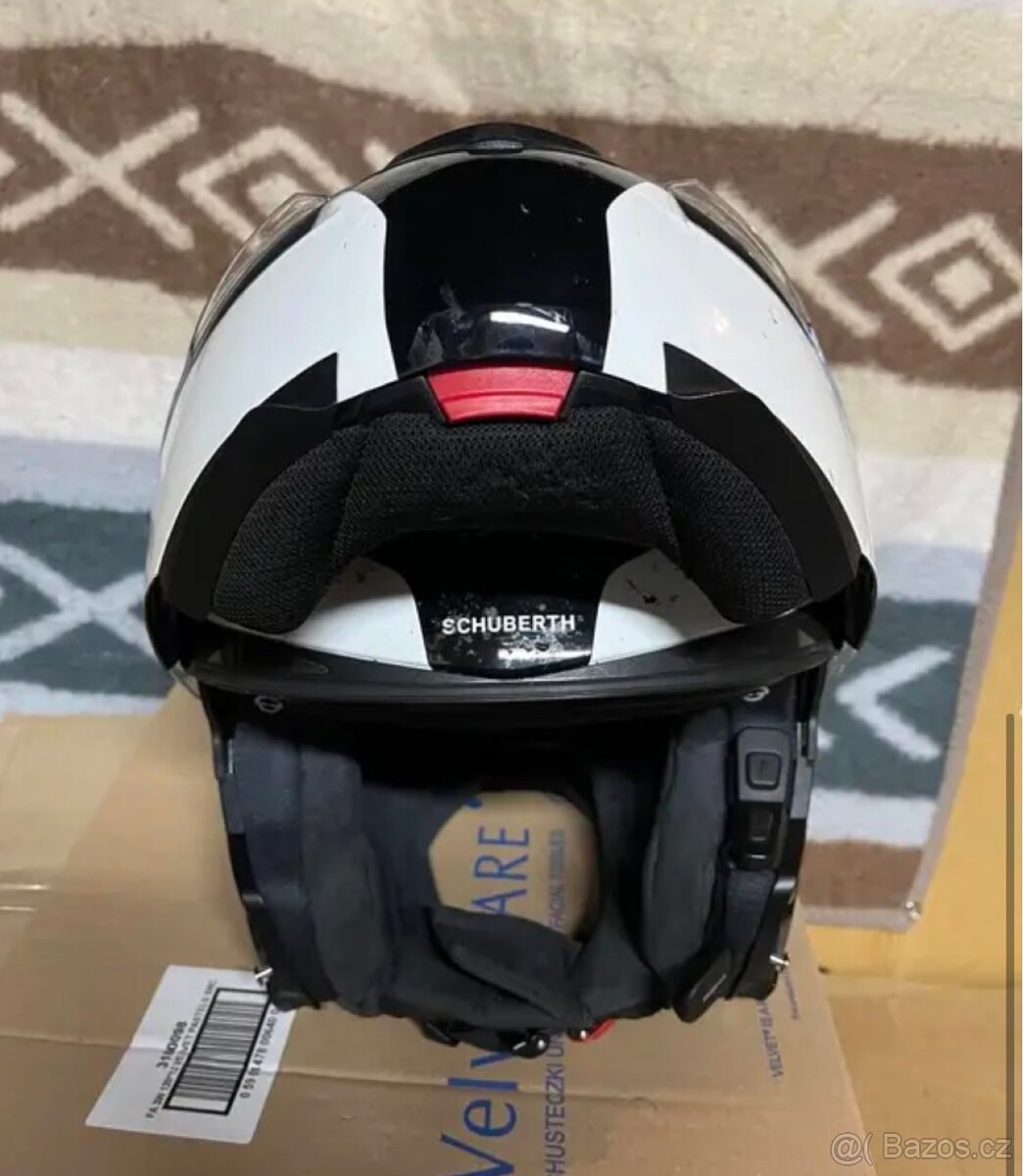 Helma Schuberth C3 Pro Split White s interkomem Sena - 5