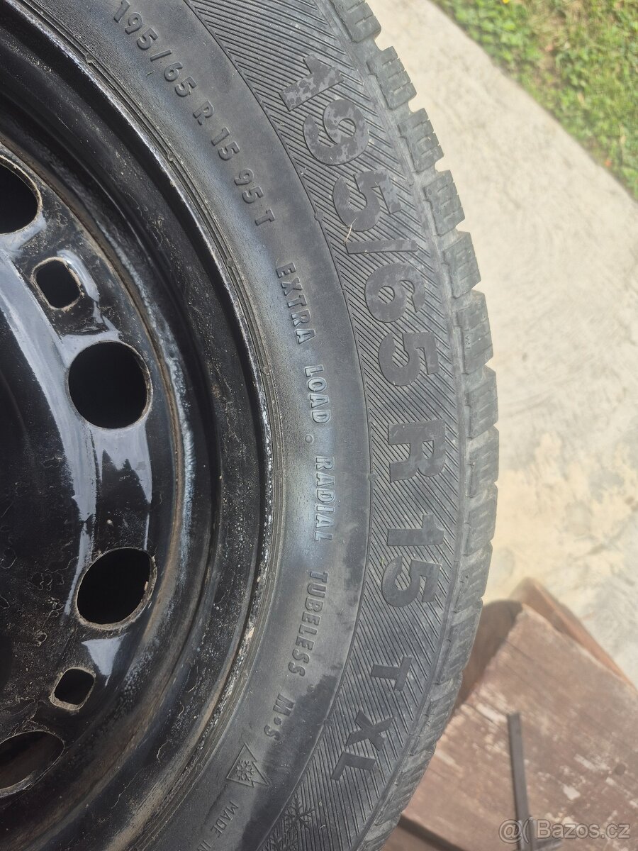 Zimní sada kol 5x100 195/65 R15 - 5