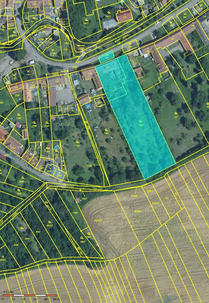 Velký stavební pozemek s možností rozdělení - Nové Hvězdlice - 5