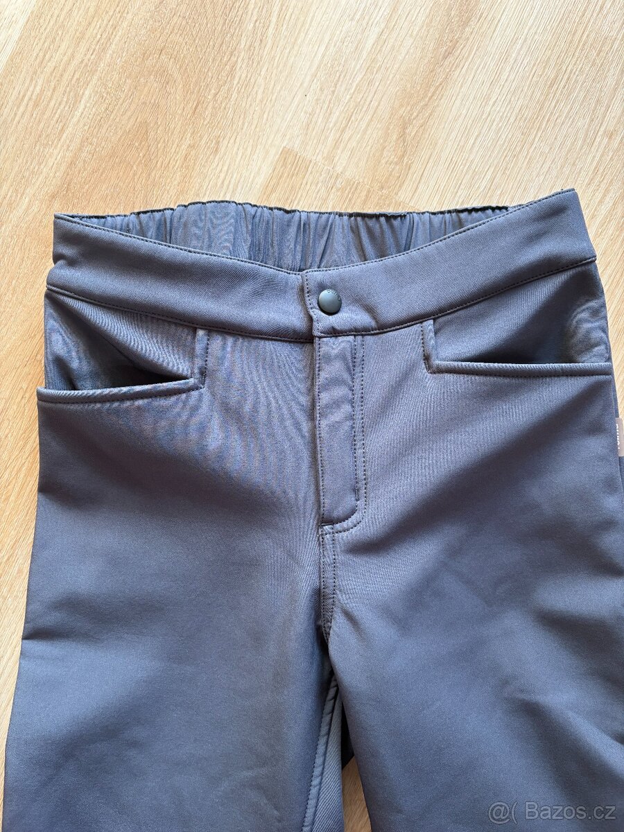 Zateplené šusťáky vel. 134, softshellové kalhoty vel. 152 - 5