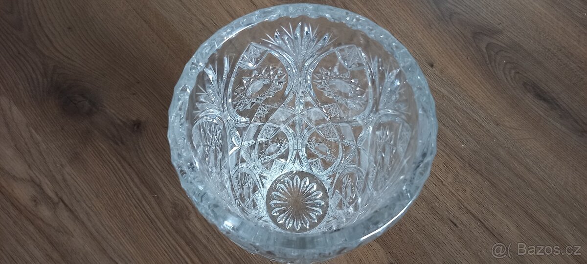 Broušené sklo vázy sada - 5