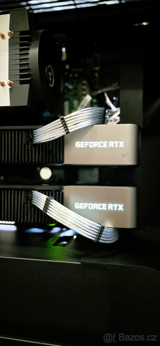 Ai Workstation 2x RTX 3090 AMD Epyc 32Core 128GB RAM 4TB SSD - 5