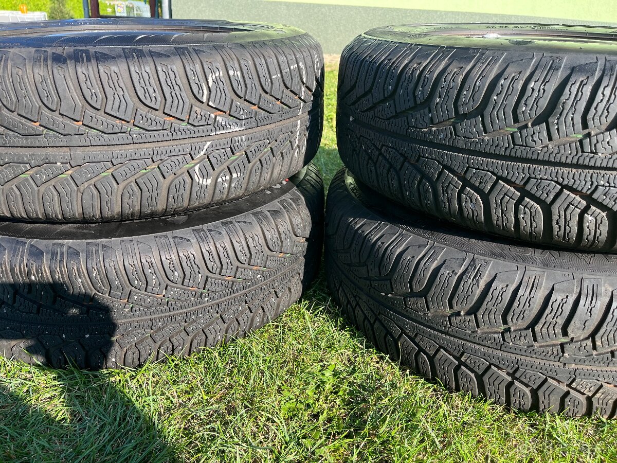 4x plechový disky 5x105 R16, pěkné zimní pneu - 5