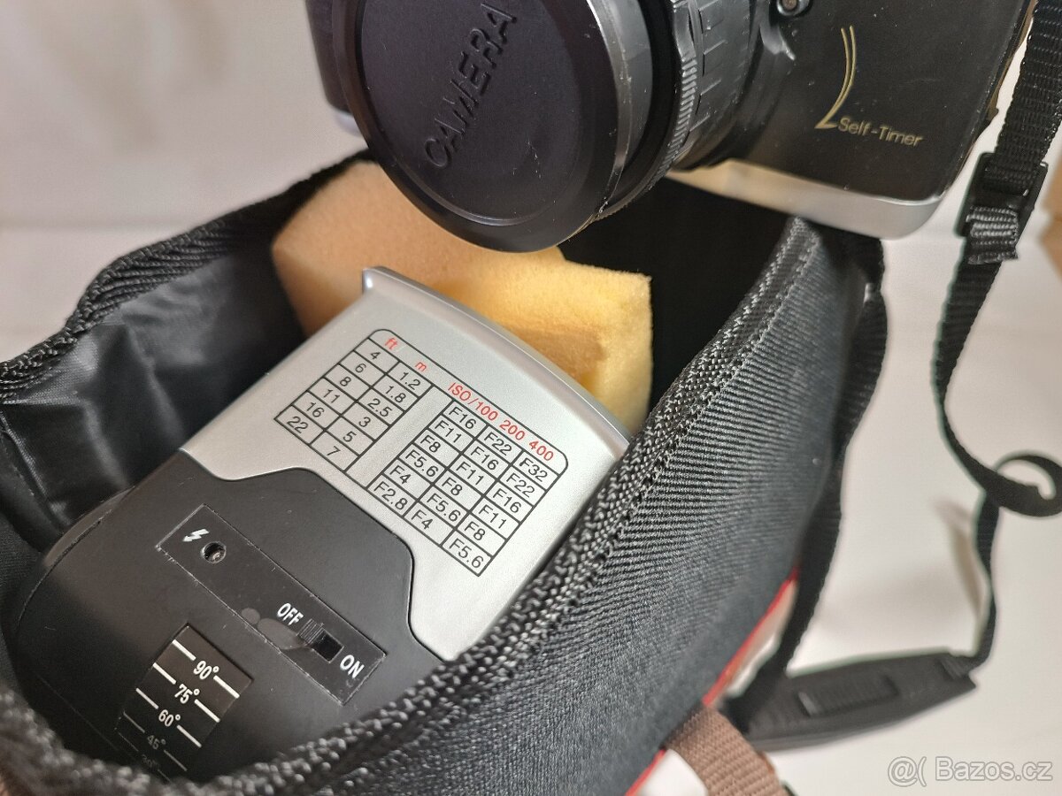 Atrapa fotoaparátu Canomatica + brašna + blesk - 5