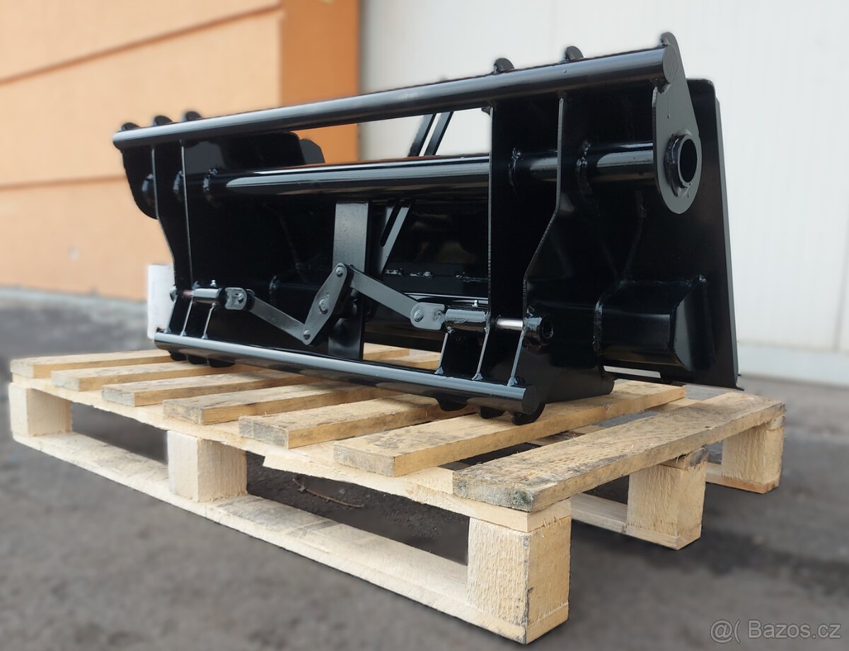 Adapter JCB, bobcat stroj pro EURO traktor, čelní nakladač - 5