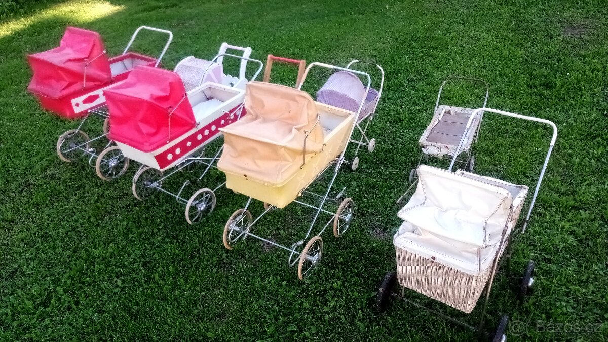 Staré retro dětské kočárky - 5