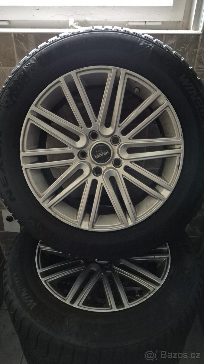 Zimní pneu Nexen 225/60 R17 + Alu kola Milano R17/5x114,3 - 5