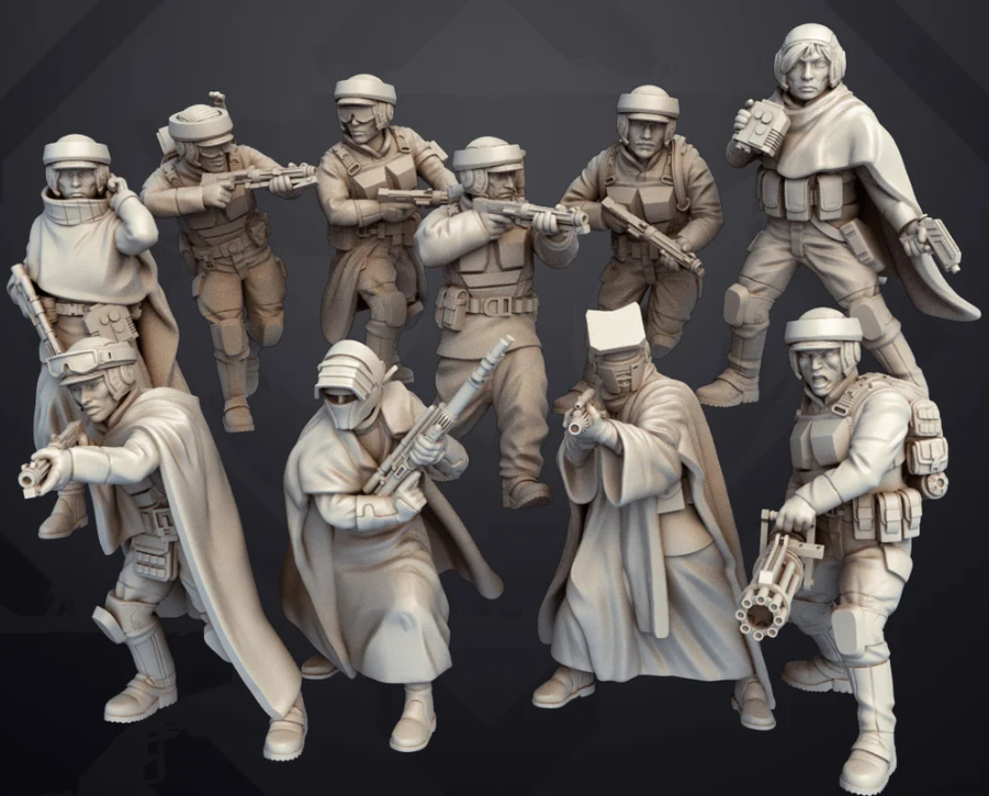 Star Wars figurky - 3D tisk - jednotlivé sety - 5