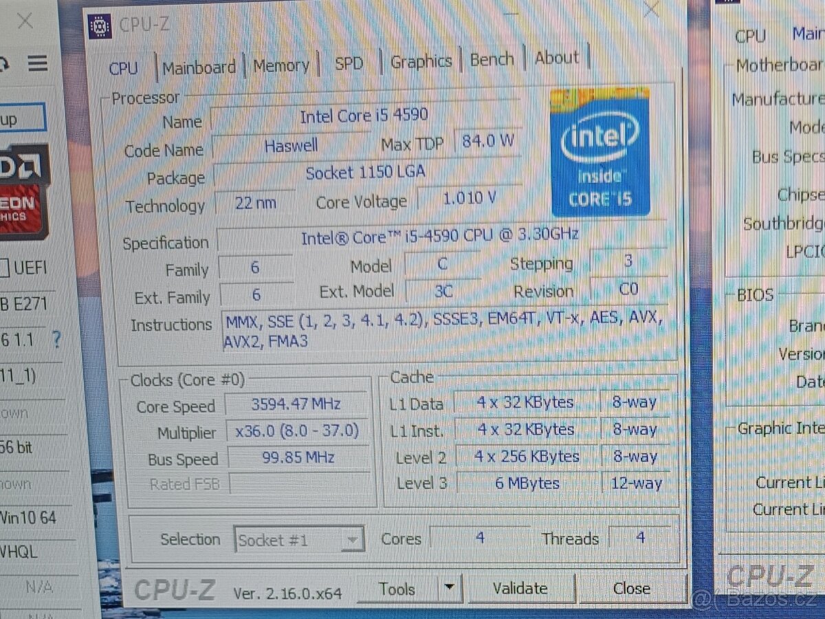 Stolní PC - i5 4590, 16GB RAM, R9 270 2GB - 5