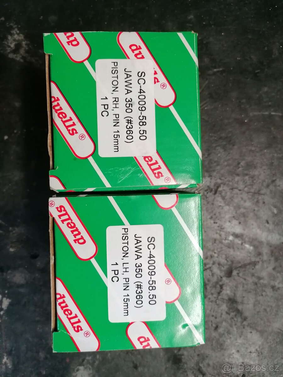 Jawa 350 písty 58,50 - 5