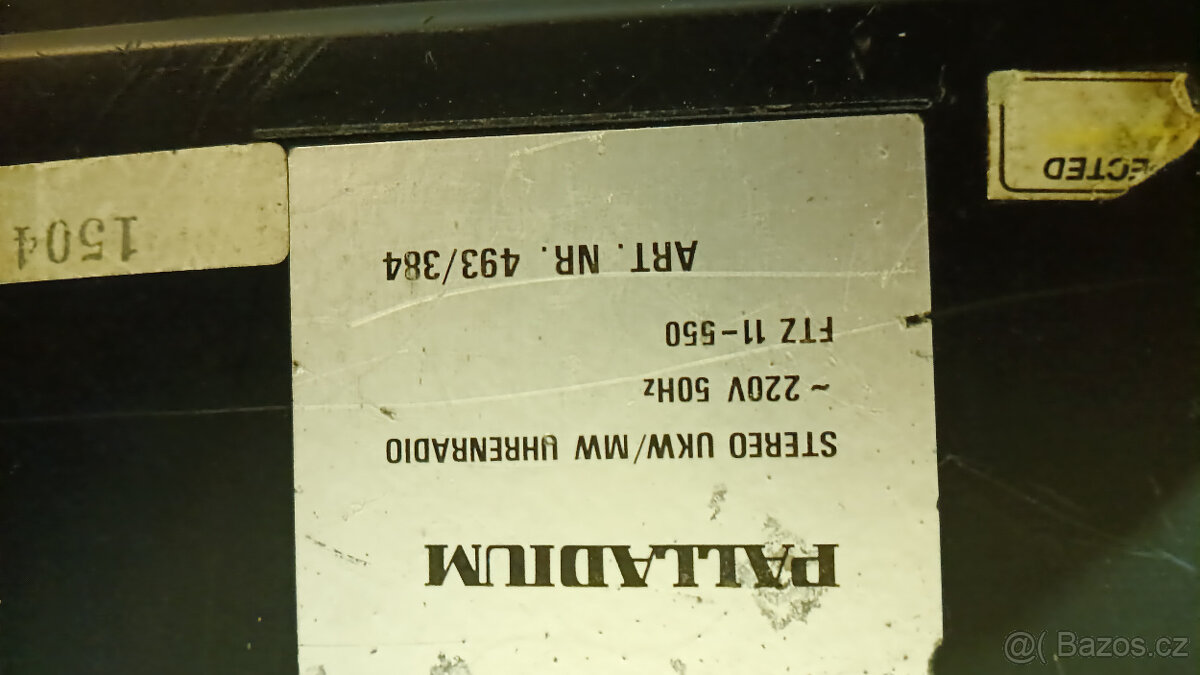 Prodám rádio budík Zn.Palladium - 5