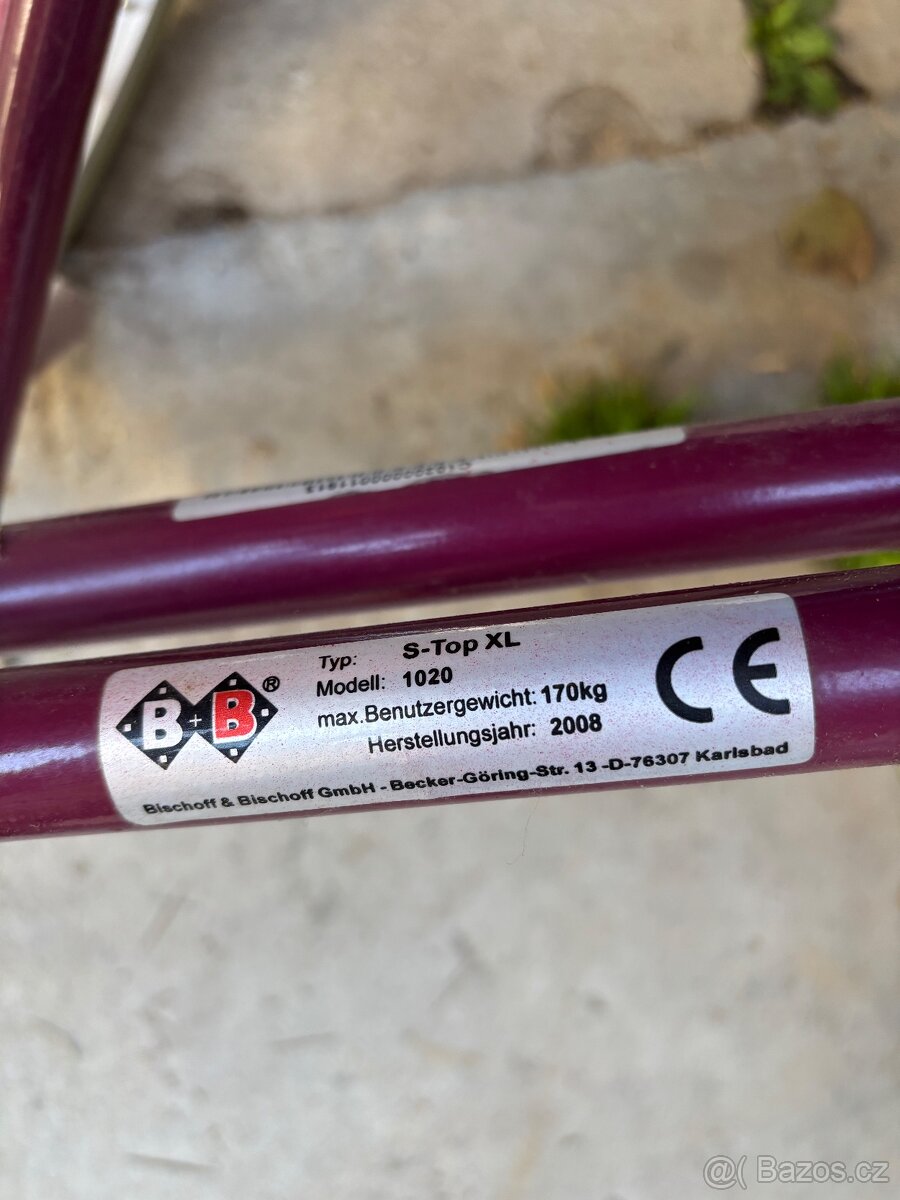 Mechanicky invalidní vozík zesílený - 5