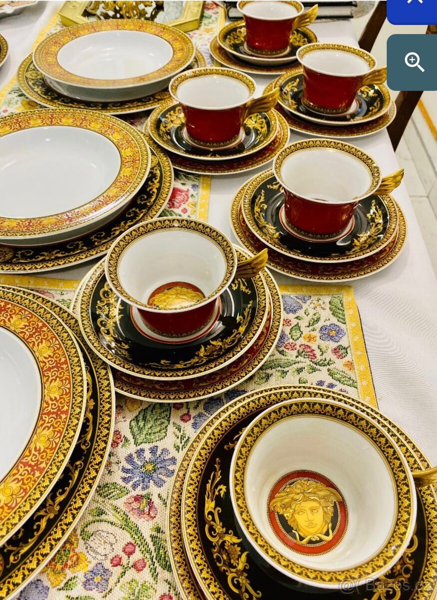 jídelní souprava ROSENTHAL MEDUSA IKARUS,PC 300.000,- - 5