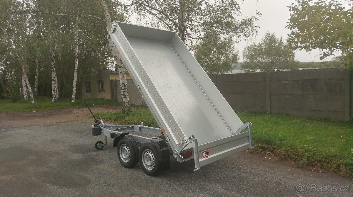 Nákladní jednostraně sklopný přívěs 2,7t - 5
