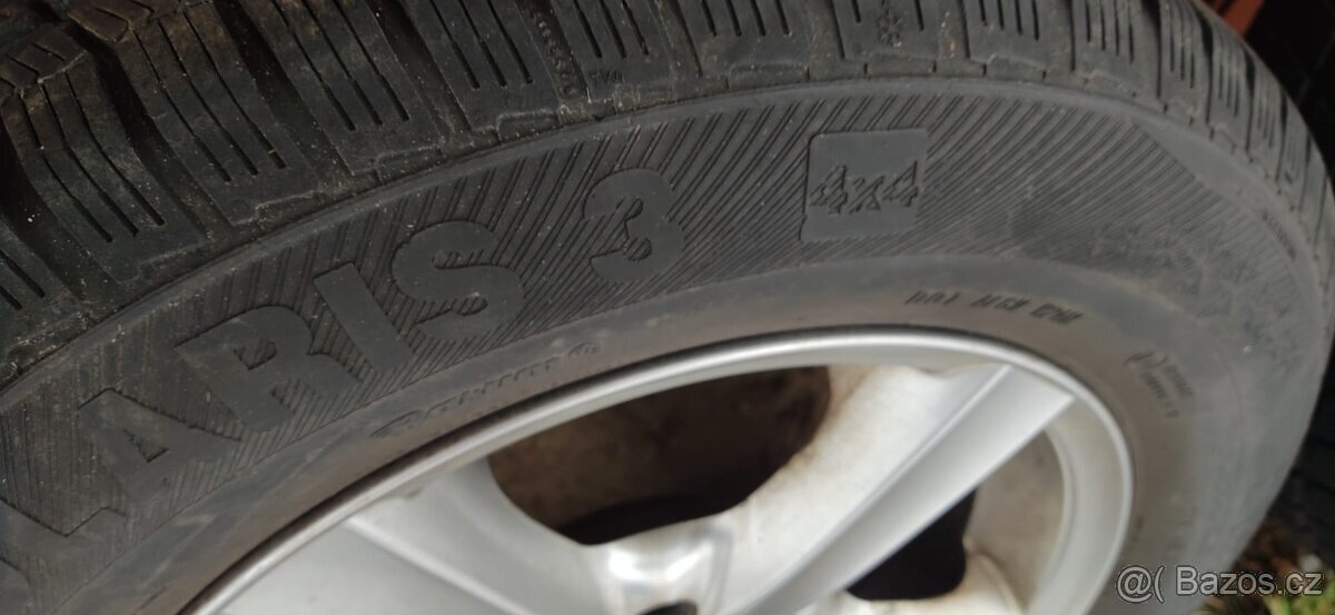 Zimní sada ALU disků s pneumatikami na VW Tiguan - 5