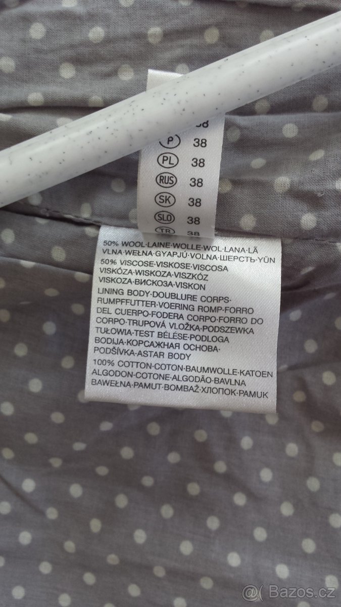 Karamelový kabátek - zn. CA Clockhouse - vel.38 - 5