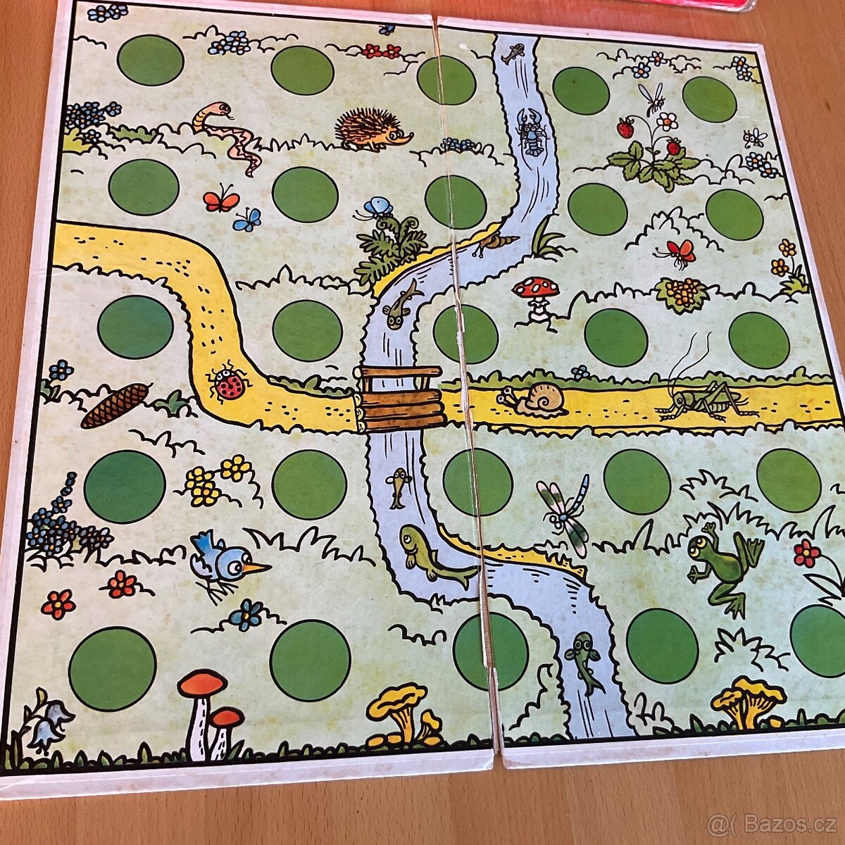 Retro hra- Smolíček pacholíček (dřevěné kytky) - 5