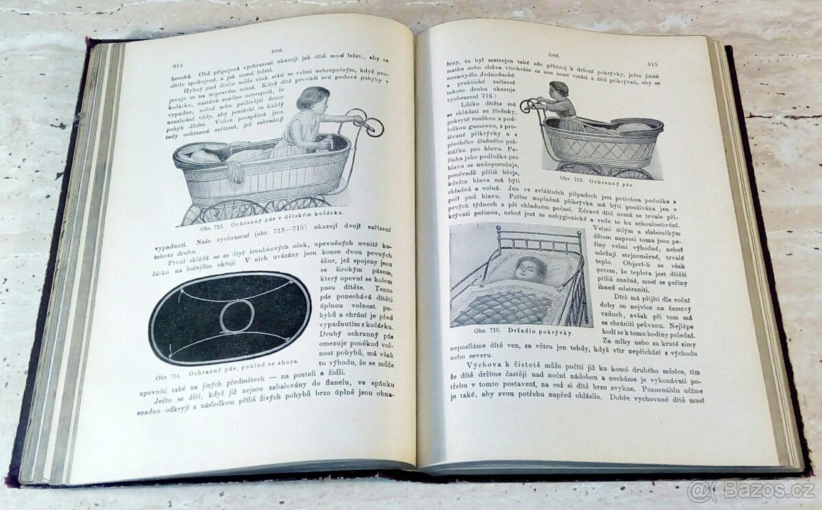 Starožitné lékařské/léčitelské knihy Domácí lékařka, 1923 - 5