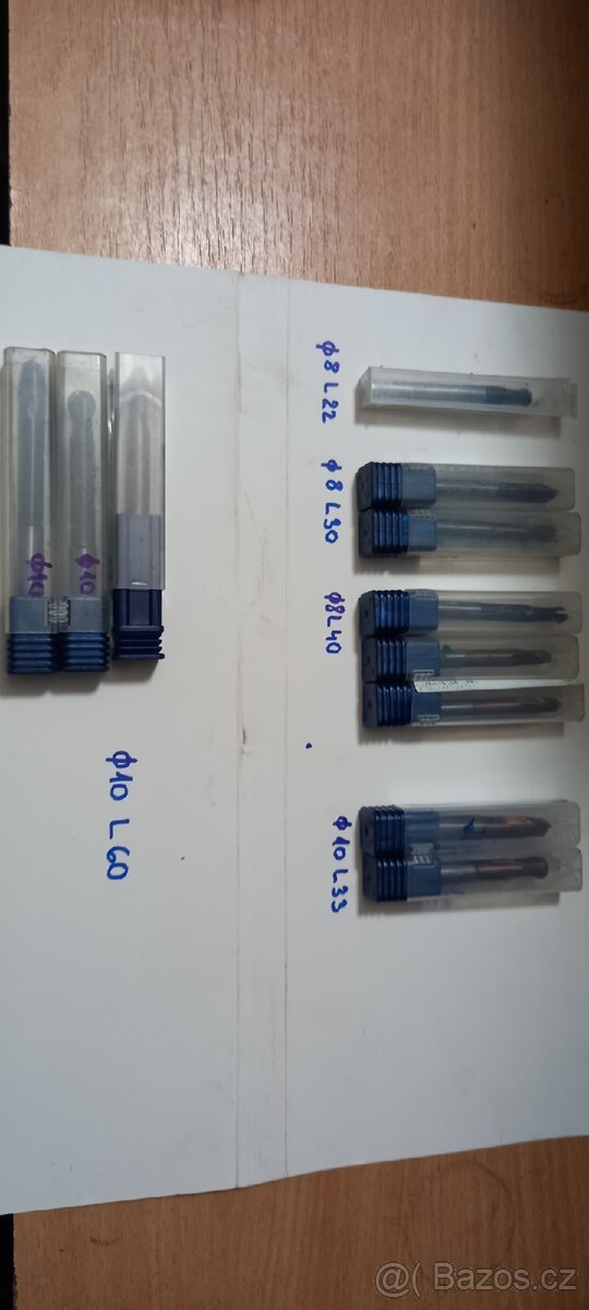 Tvrdokovova kulova fréza Atorn d1-d10 - 5