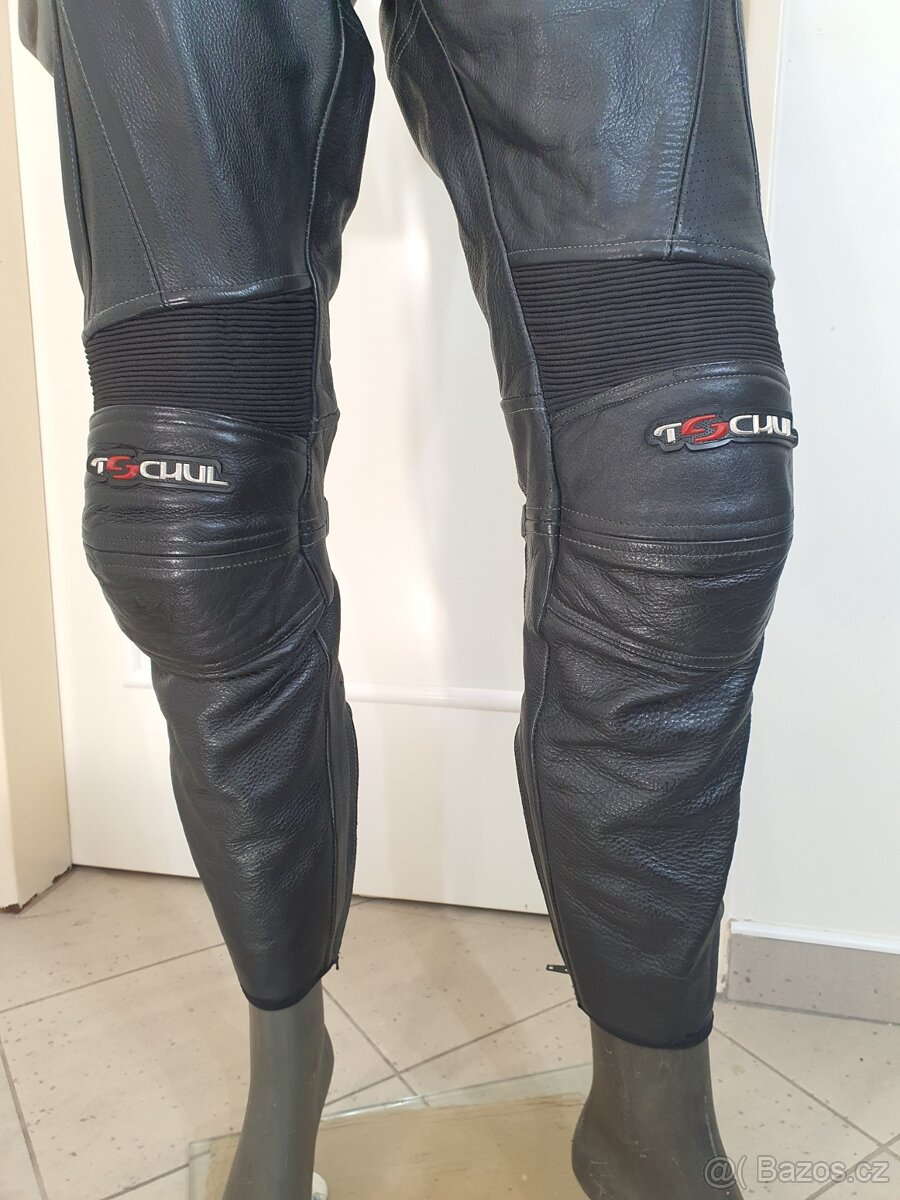 Kalhoty na moto Tschul Kožené Vel. 38 M - 5