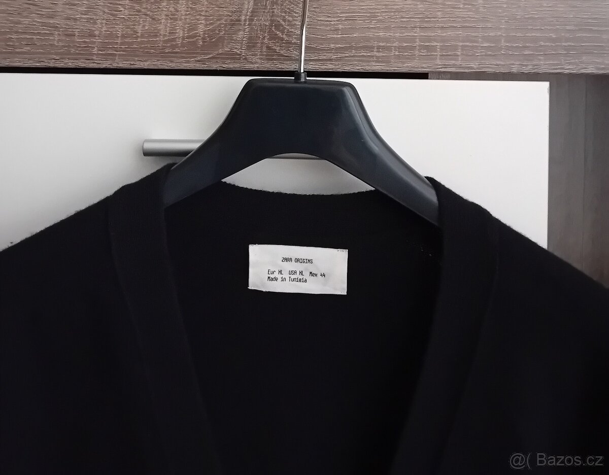 Zara pánský svetr kardigan vel. L/XL 100% vlna - 5
