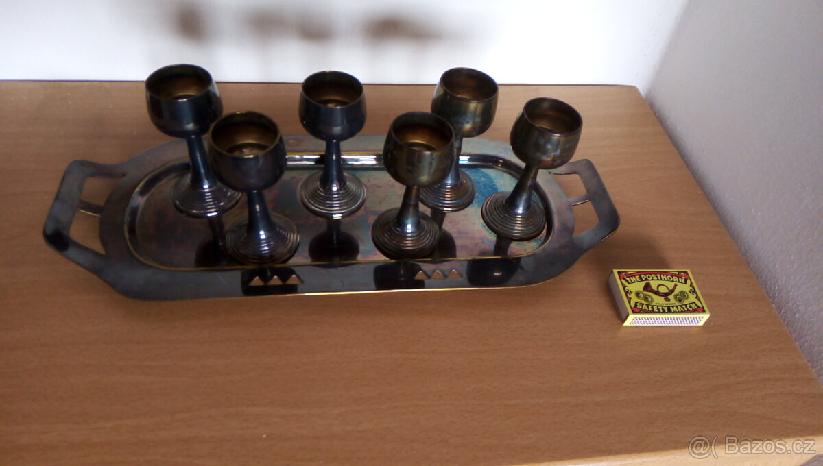 Likérová sada (tác + pohárky) - 5