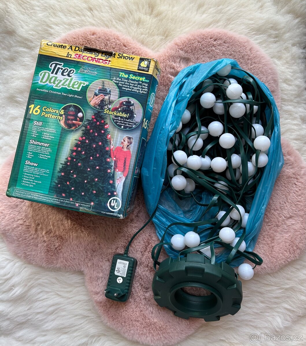 Vanocni svetylka na stromecek krouzek - 5