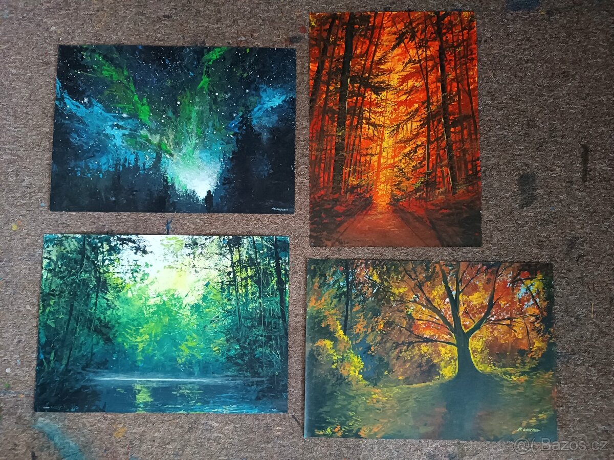 Akrylové obrazy 60x40 - 5