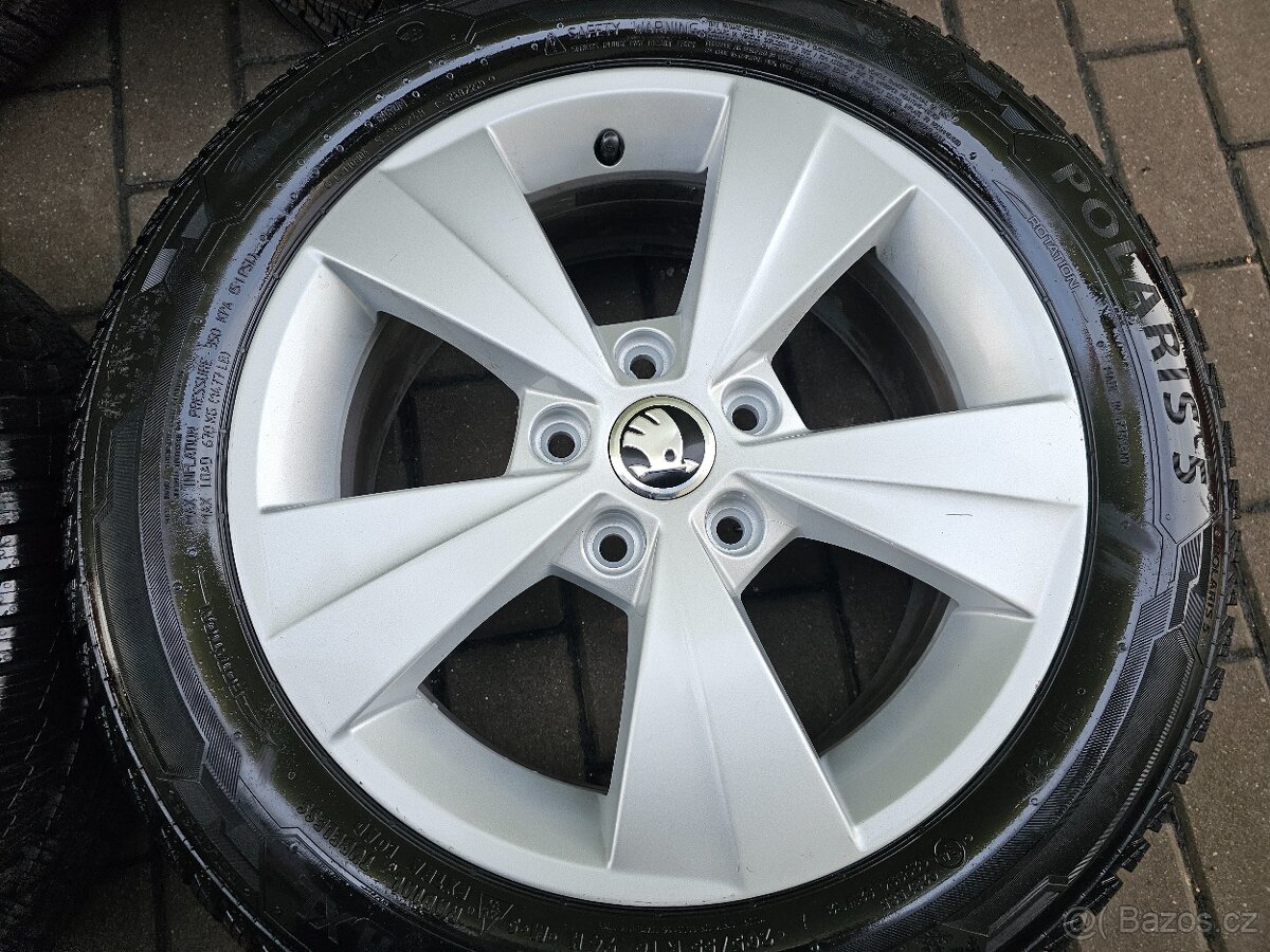 ALU zimní kola VELORUM orig Škoda 5x112 Octavia III R16 - 5