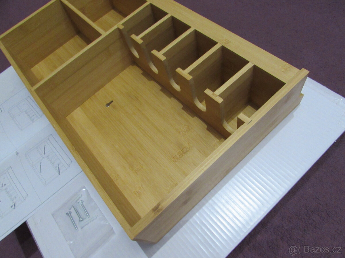 Dřevěný regál, organizér, držák, police, polička do dílny aj - 5