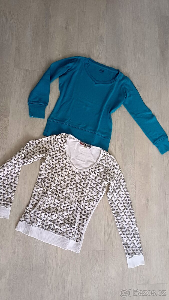 SET: dívčí tepláky, legíny, mikiny
- vel. S - 5