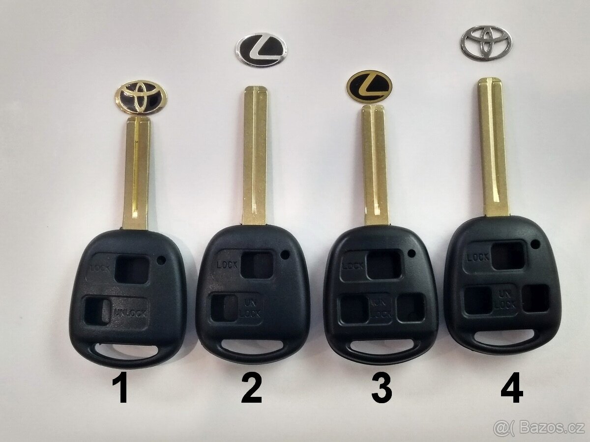 Toyota Lexus autoklíč obal klíče - 5