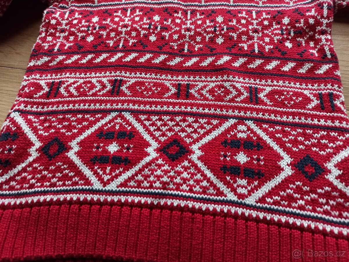 Teplý svetr velikost 122/128 - 5