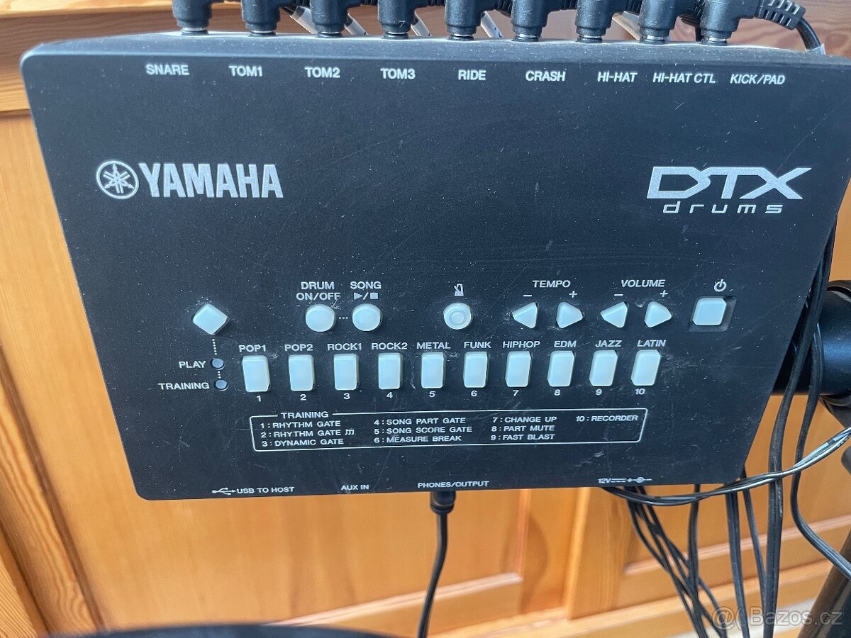 Prodám elektronické bicí Yamaha DTX452K - 5