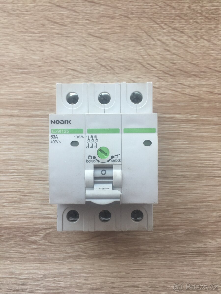 Prodám jističe, hlavní vypínače a koncové spínače - 5