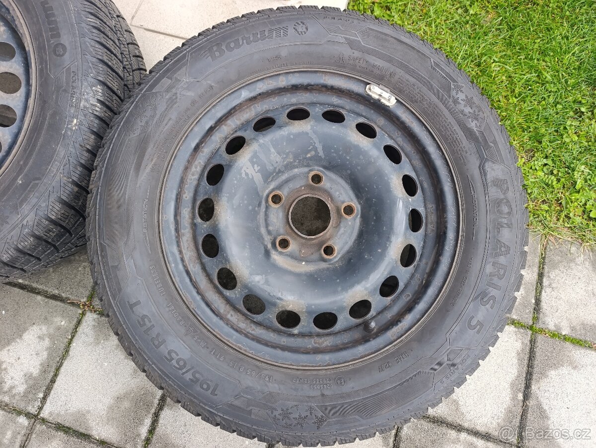 Zimni pneu+disky 5x112 R15 - 5