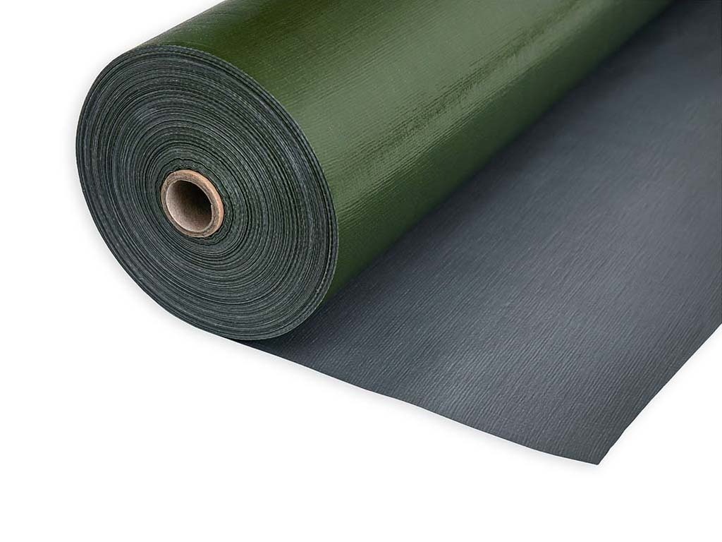 PE plachtovina v rolích zelená / šedá Kataro - 5