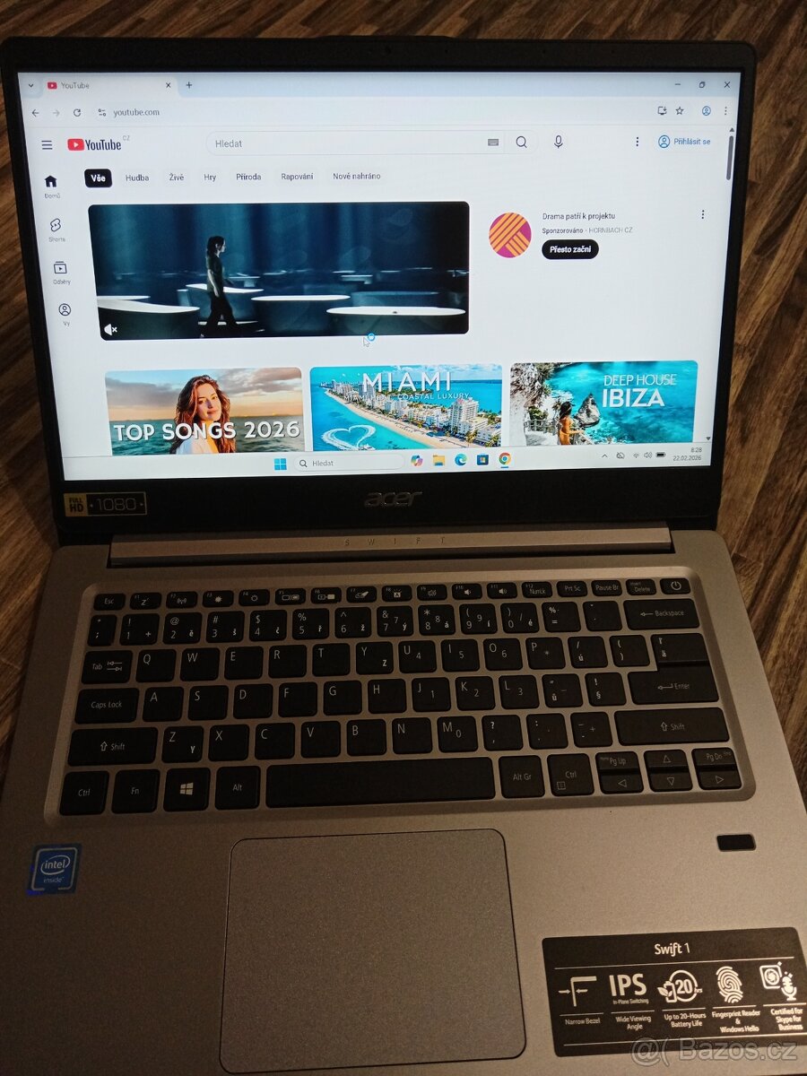 Notebook Acer swift 1 - 5