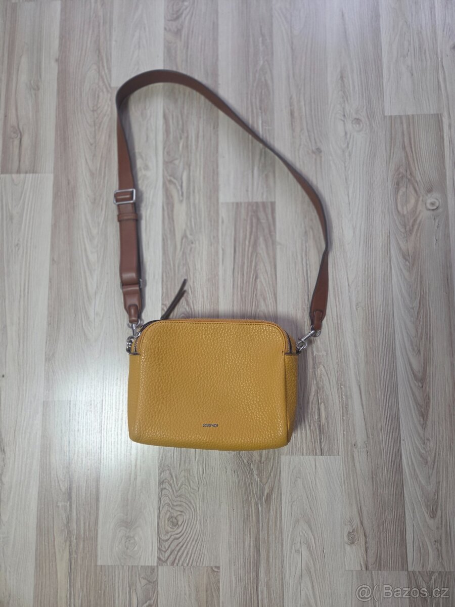 Hořčicová kabelka crossbody - 5