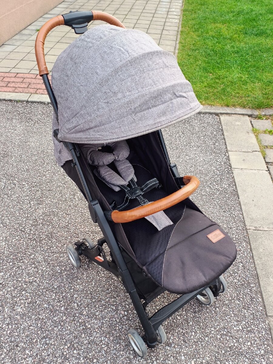 Kočárek gesslein Smiloo Cuby šedá - 5