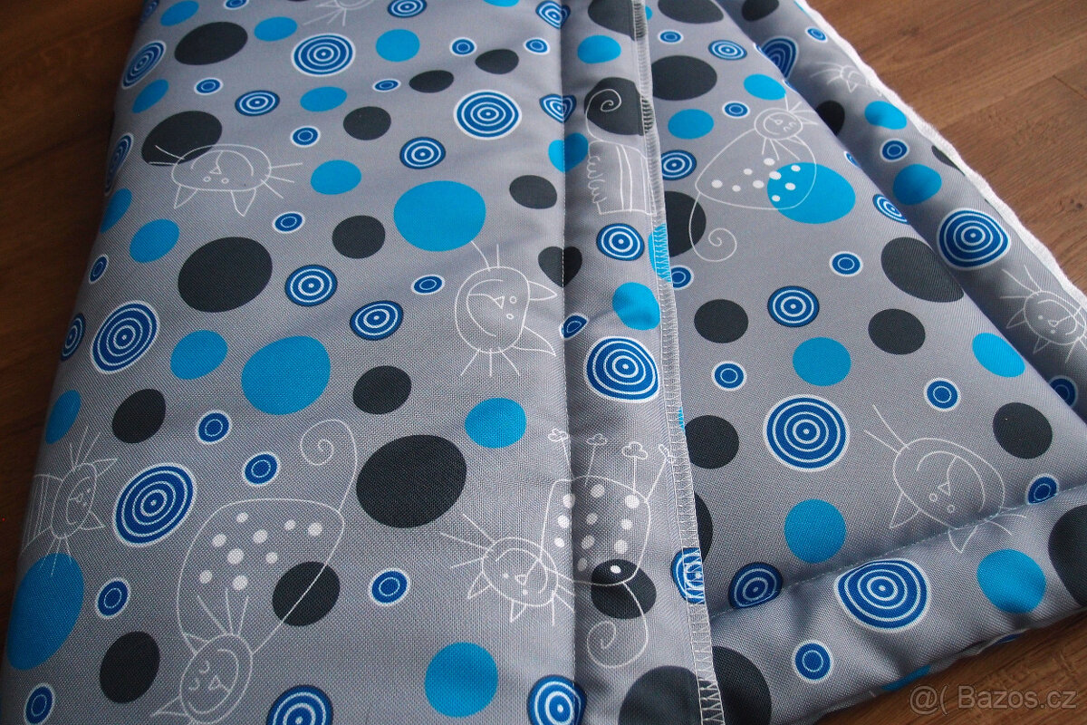 NOVÉ přebalovací podložky 70x80cm, tyrkysová 80x80 cm - 5