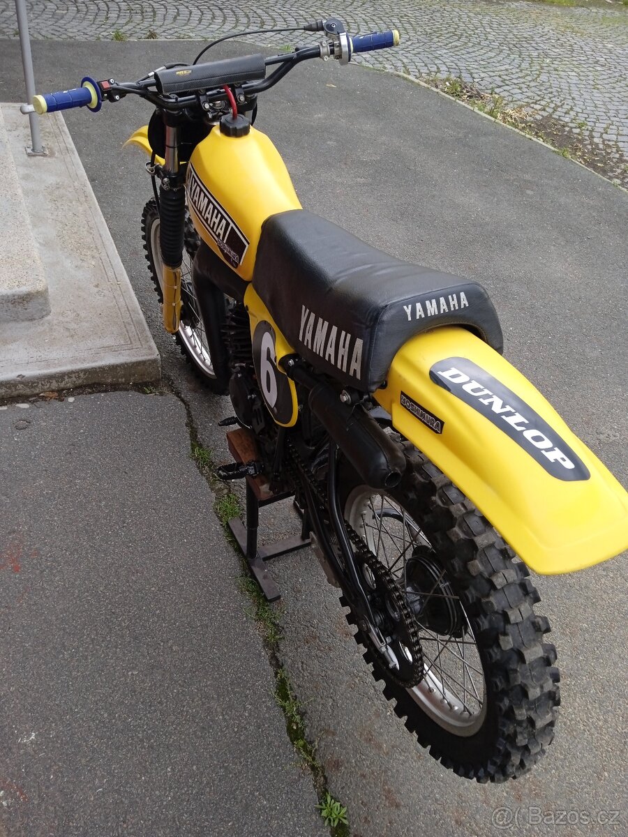 Yamaha YZ 125 typ D (Motocross veterán r.v.1977 - 5