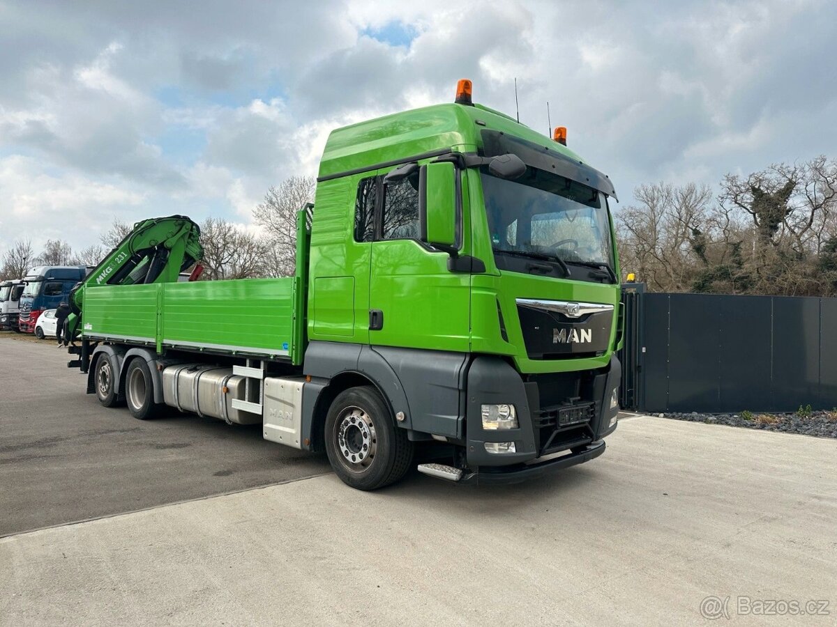 MAN TGX 26.440 - 6x2 – Valník + HR-MKG 231 – EURO 6