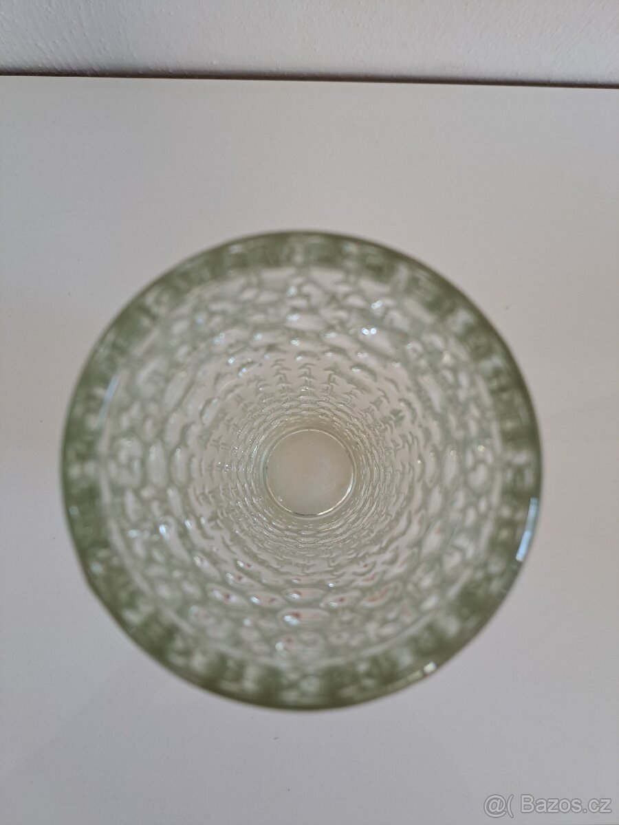 Retro váza, František Pečený, sklo Union - 5