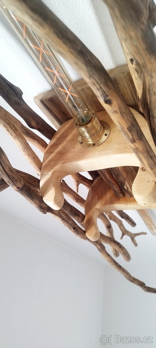 Luster z naplaveného dreva - 5